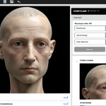 ** A meticulously organized digital database of a figure collection, showcasing a visually appealing interface with fields for name, series, manufacturer, purchase date, price, and condition. Focus on the "Catalogación Inteligente" (Intelligent Cataloging) aspect with a clear, user-friendly design.

**