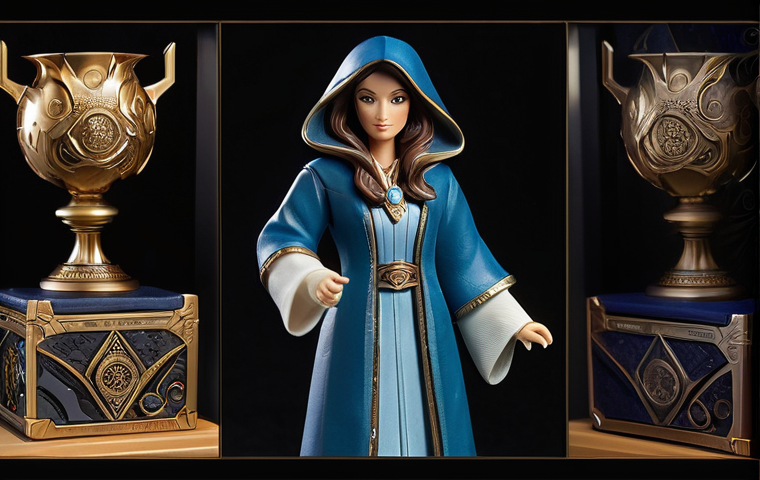 피규어 투자 가치 분석 - **Prompt 1: The Masterpiece of Craftsmanship**
    "A hyper-realistic, highly detailed collectible f...