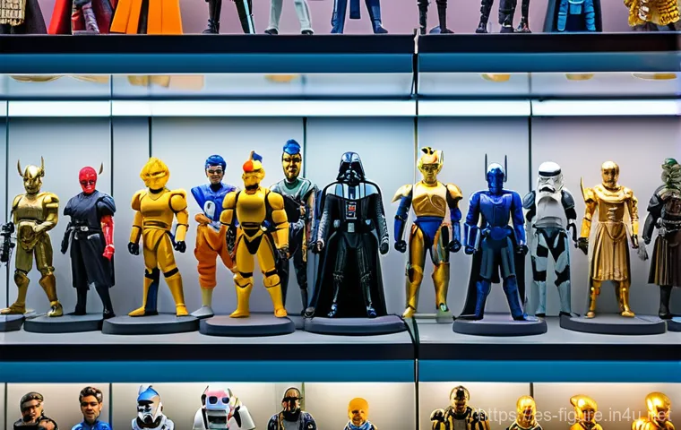 미니 피규어와 대형 피규어의 차별화 - ### Image Prompt 1: The Collector's Miniature Universe